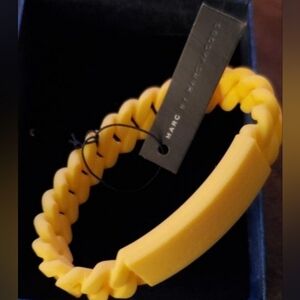 Marc by Marc Jacobs Vibrant Yellow Braided Bracelet.NWT